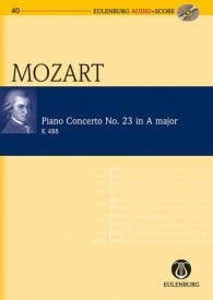 Mozart: Concerto No. 23 A major K 488 (Study Score + CD) published by Eulenburg